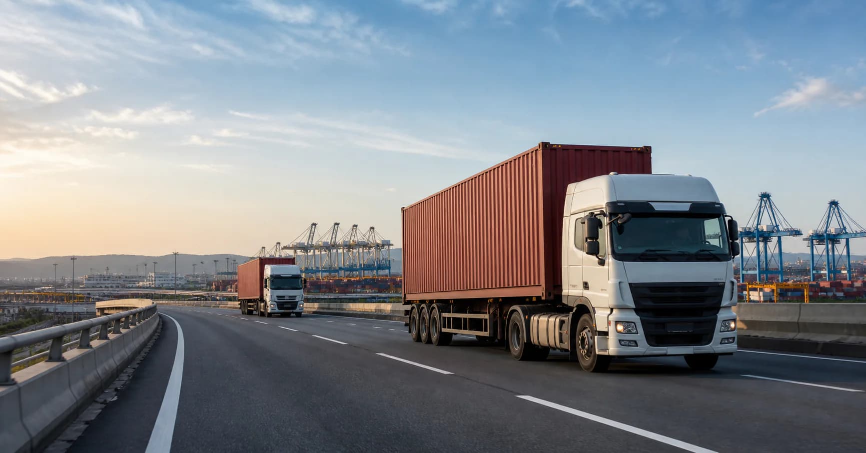 Freight vehicles supporting overland cargo movement